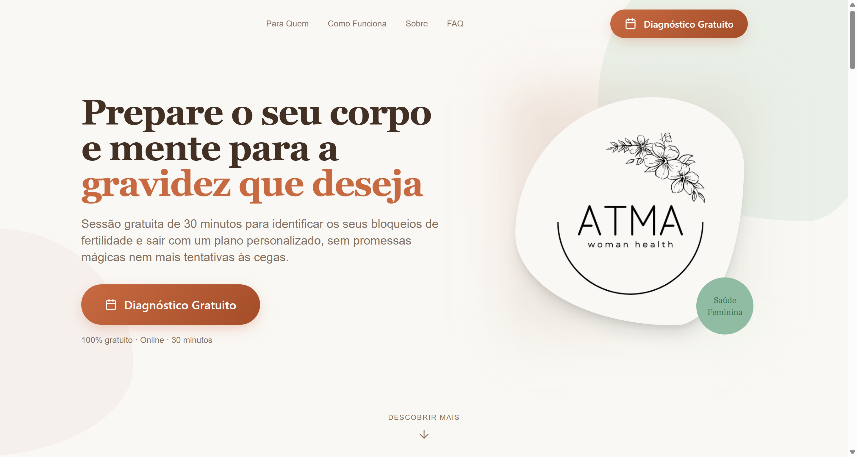 Atma Health - Site profissional